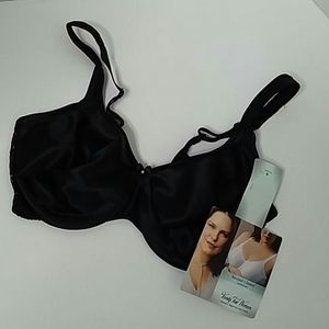 Vanity Fair Second Glance Bra Black Sz. 38C